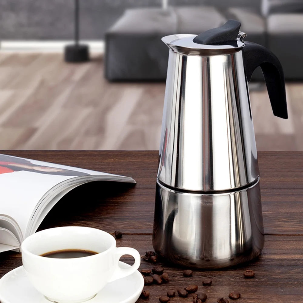 Stainless Steel Electric Coffee Maker V136