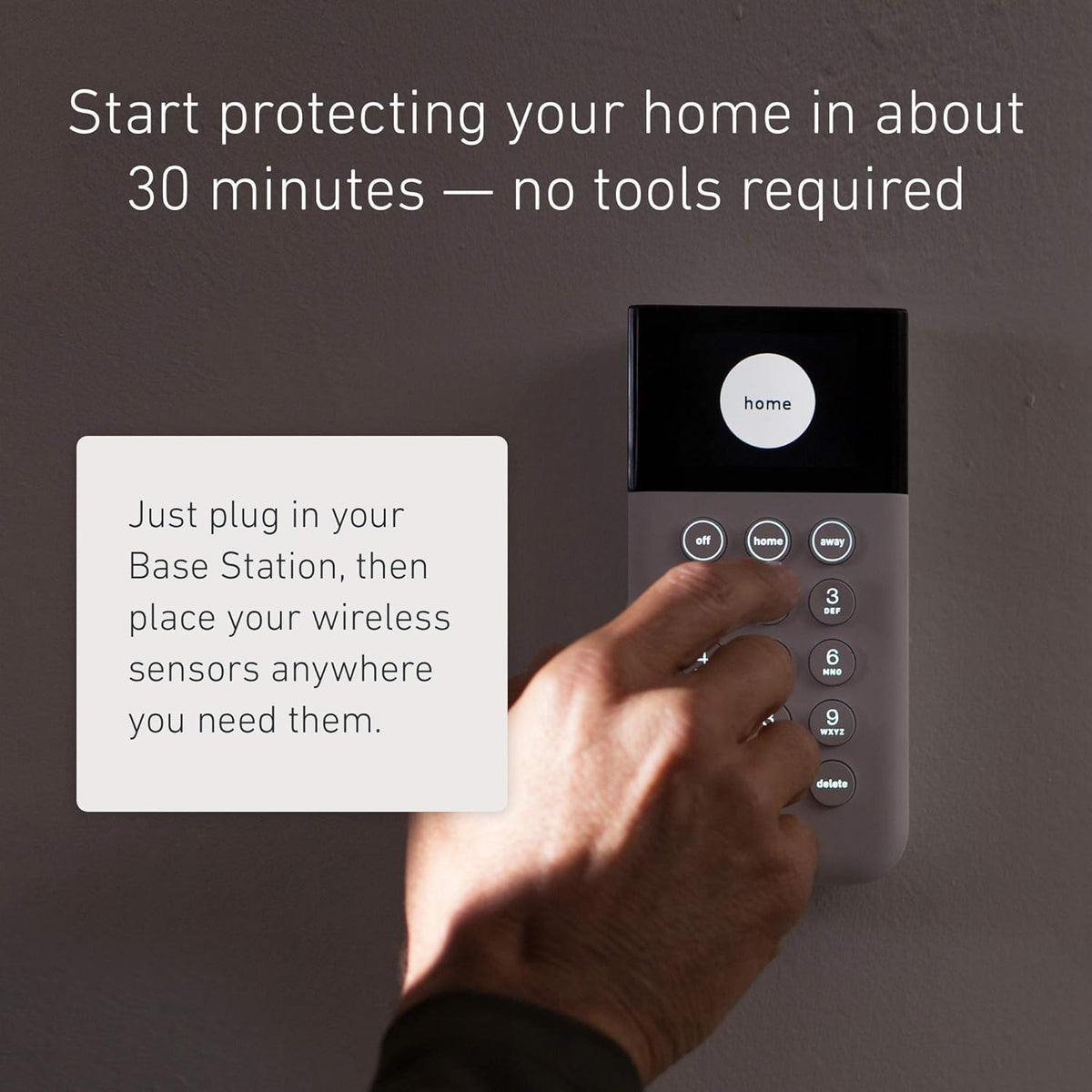 9 Piece Wireless Home Security System with HD Camera V4282