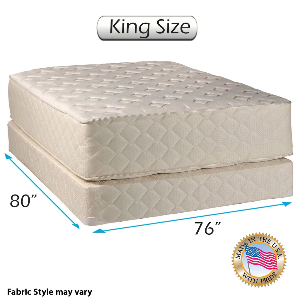 King Innerspring Mattress and Box Spring Set J6891