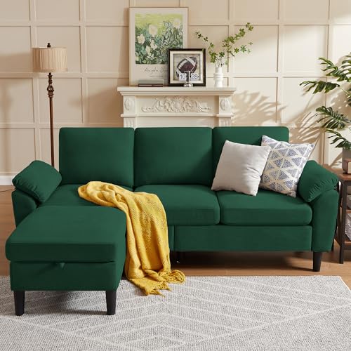 Light Grey Convertible Sectional Sofa J79603