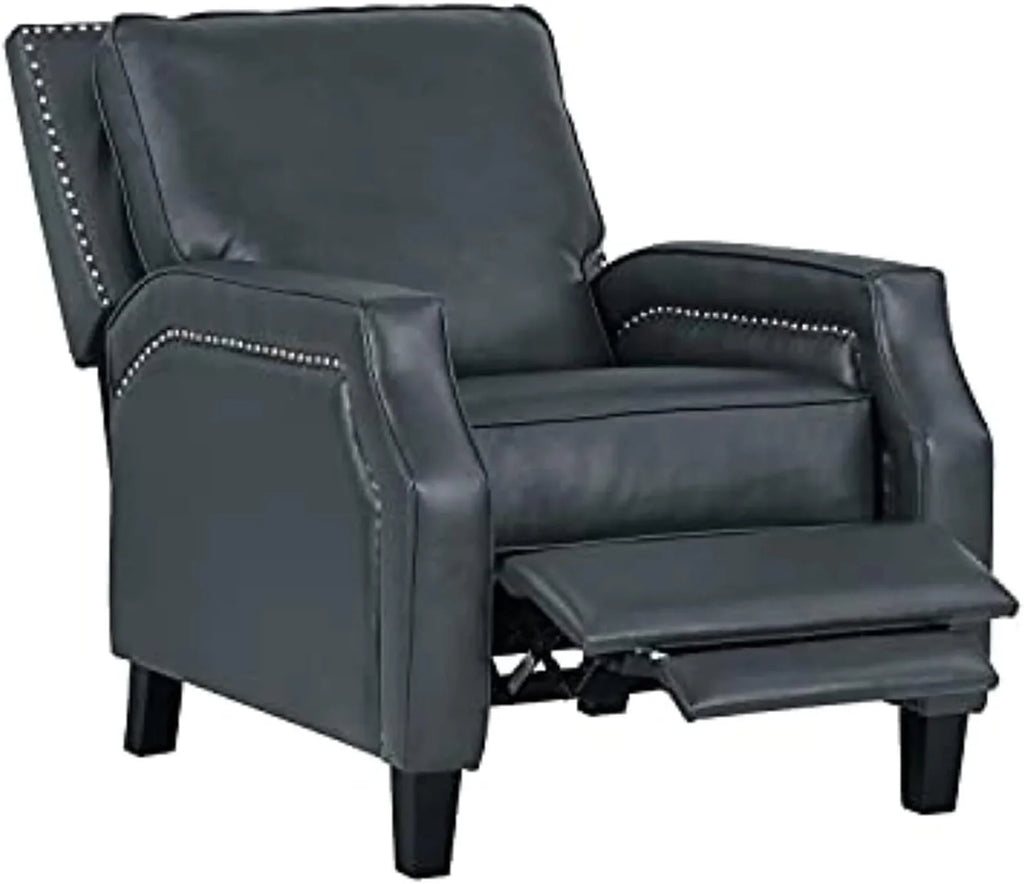 Gray Pushback Chair X402