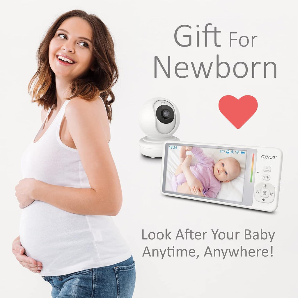Video Baby Monitor with 5.5” Screen and 1080P Pan/Tilt Camera E294