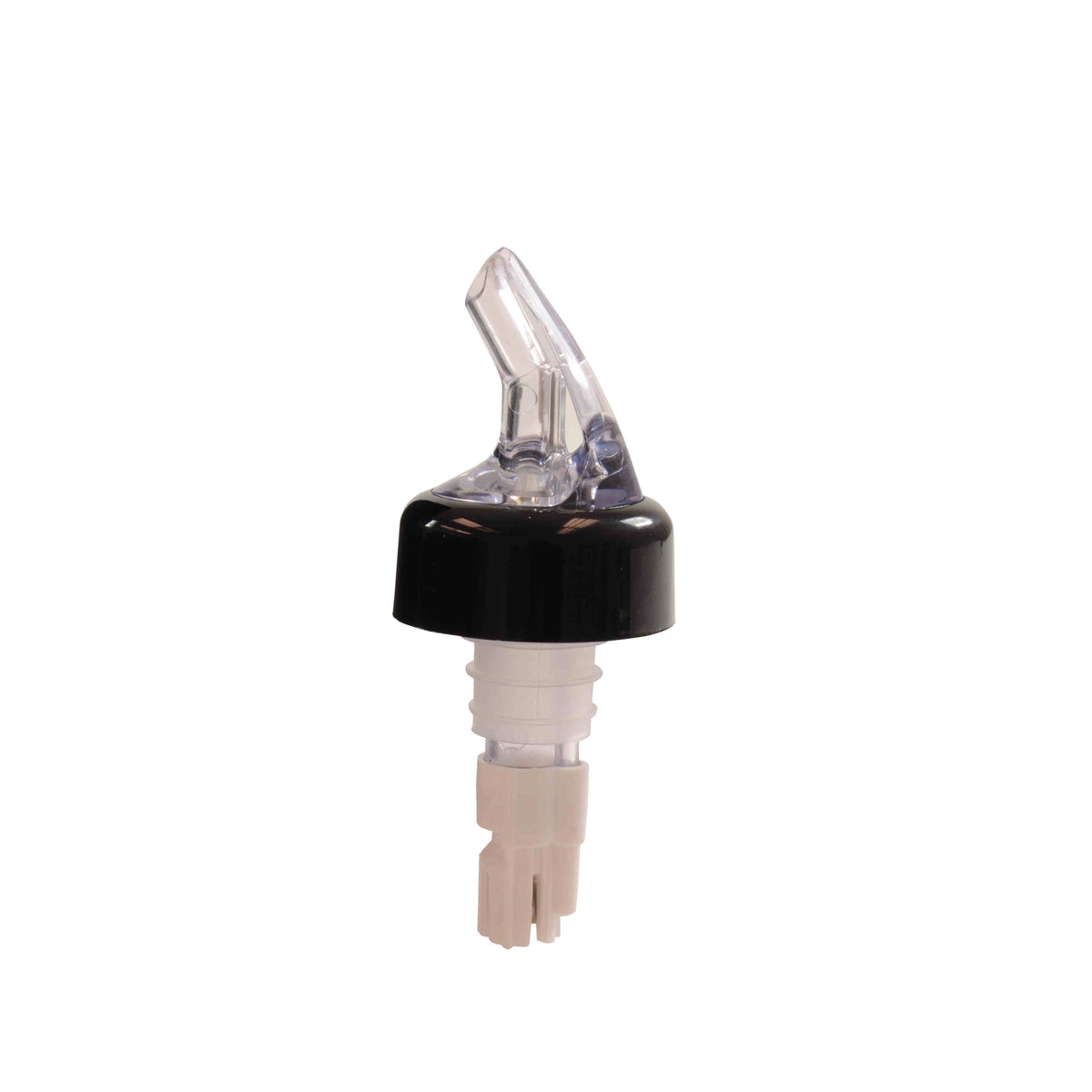 White 2 oz Measured Liquor Pourer Pack of 12 W649