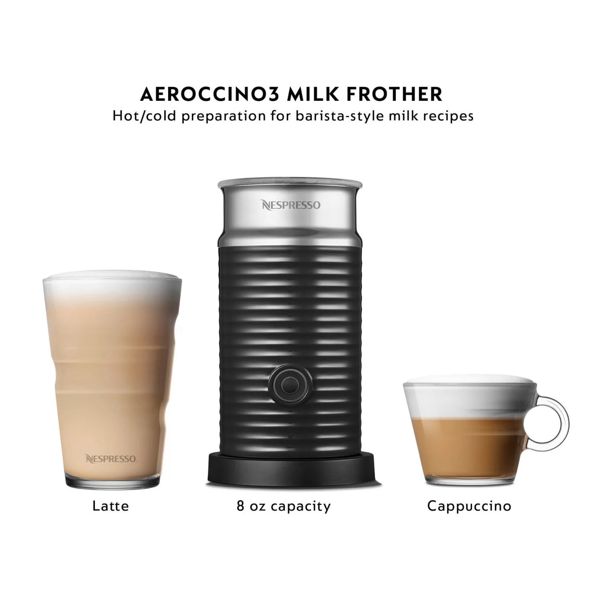 Red Coffee and Espresso Maker with Milk Frother P18216