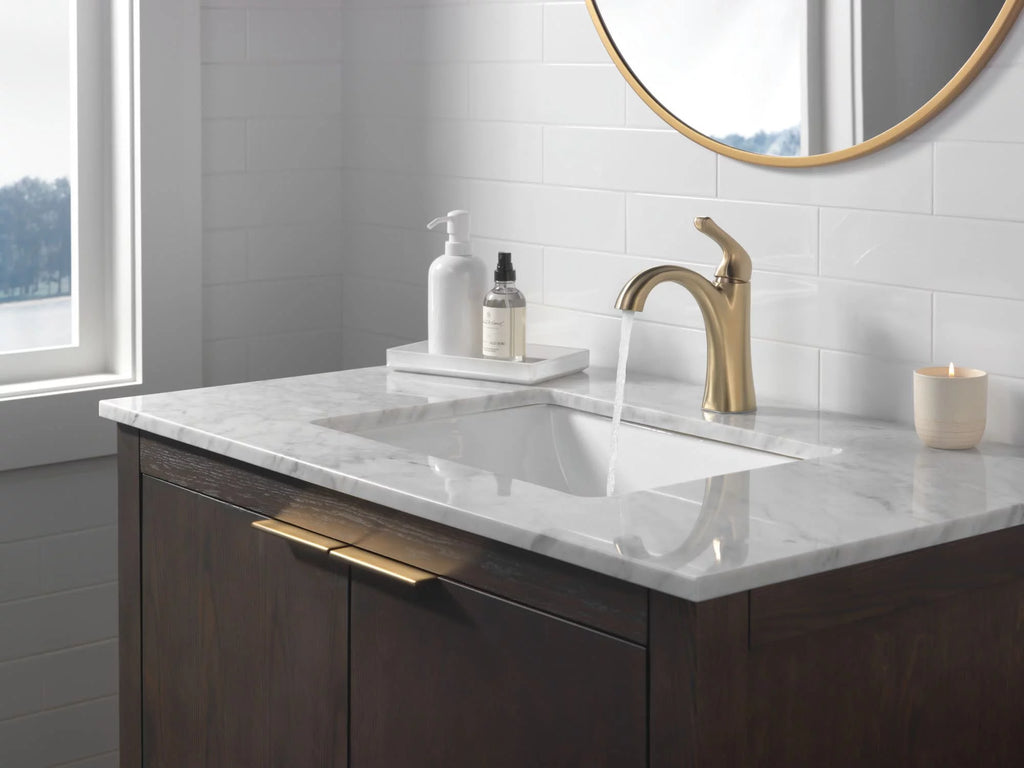 Bronze Single Hole Bathroom Faucet D96979