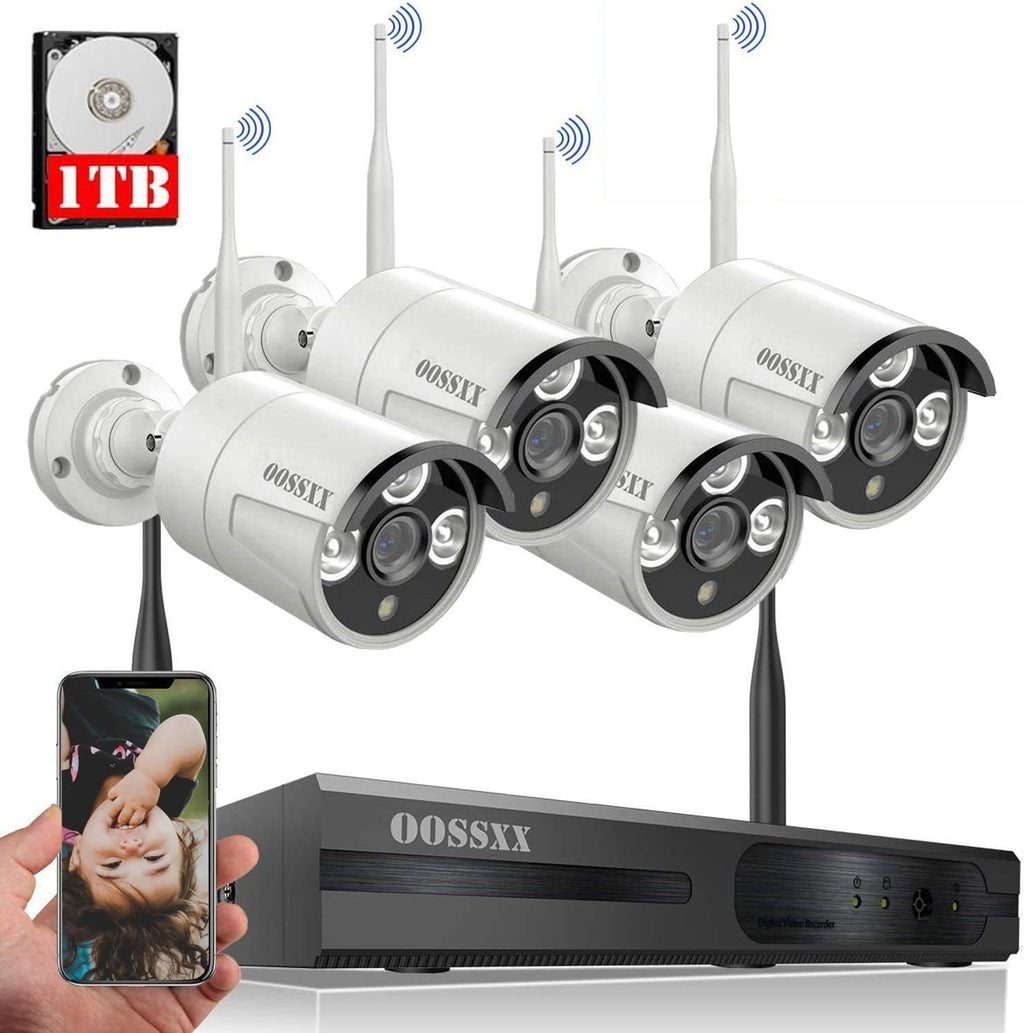 3K 5.0MP Wireless Security Camera System F233