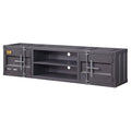 2-Door Metal Frame TV Stand with Shelves K5980
