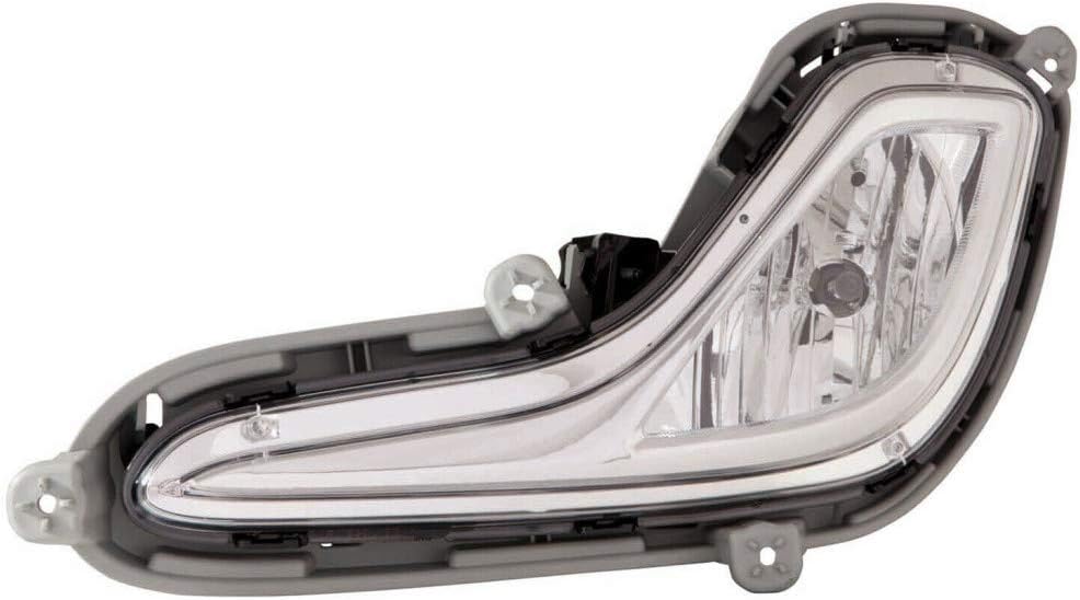 Fog Light Assembly Driver Side with Bulbs Pack of 2 L537389