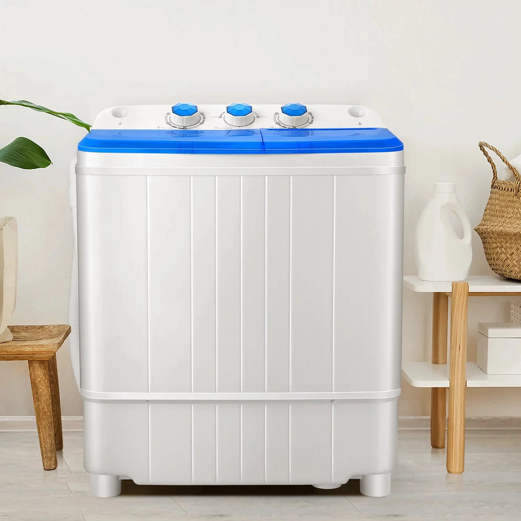 Portable 17.6lbs Twin Tub Washing Machine Y65721