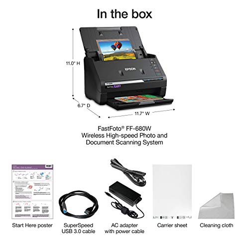 Wireless High-Speed Photo and Document Scanning System I890