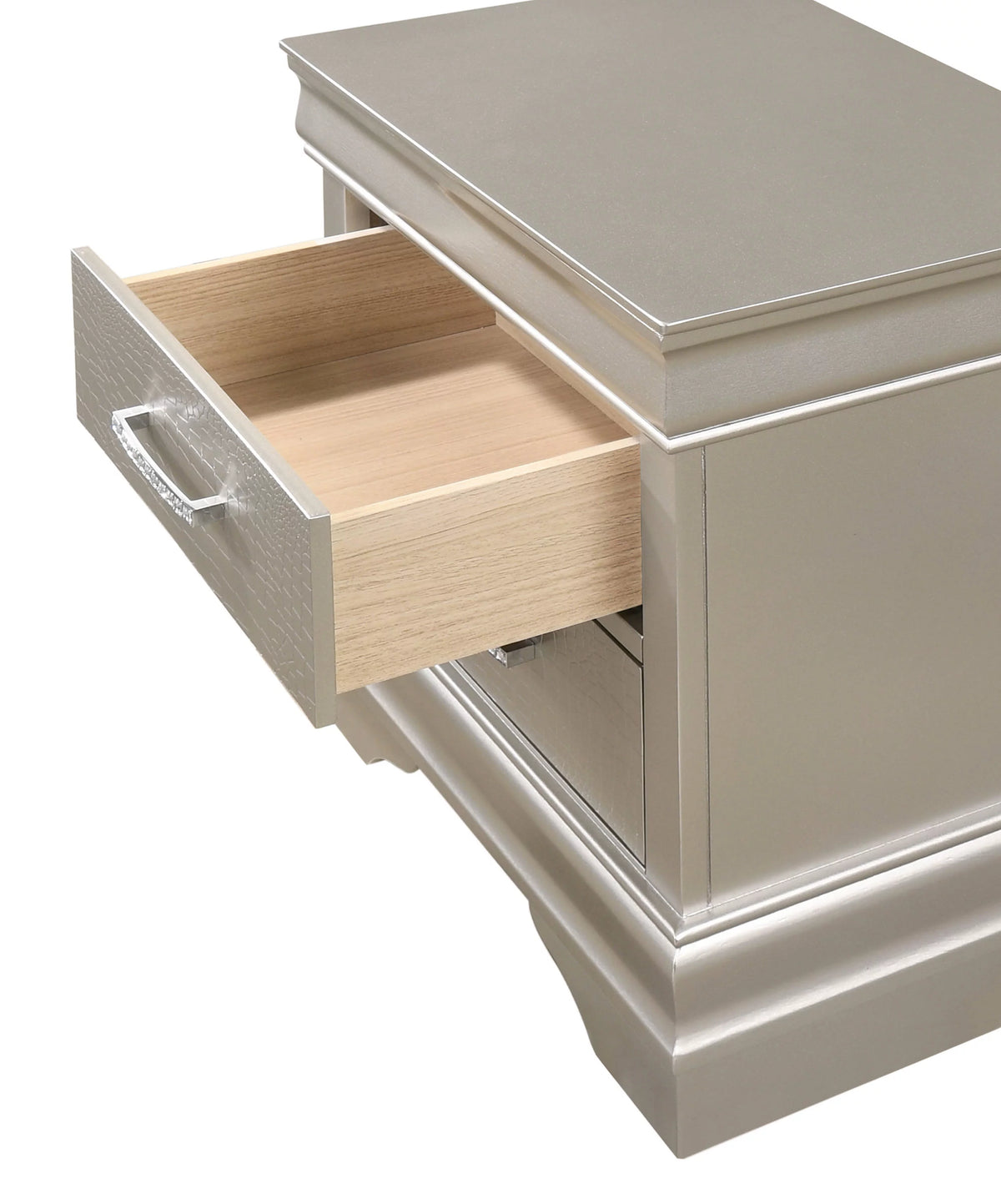 3Pc Full Size Upholstered Headboard Bed Nightstand Set T929982