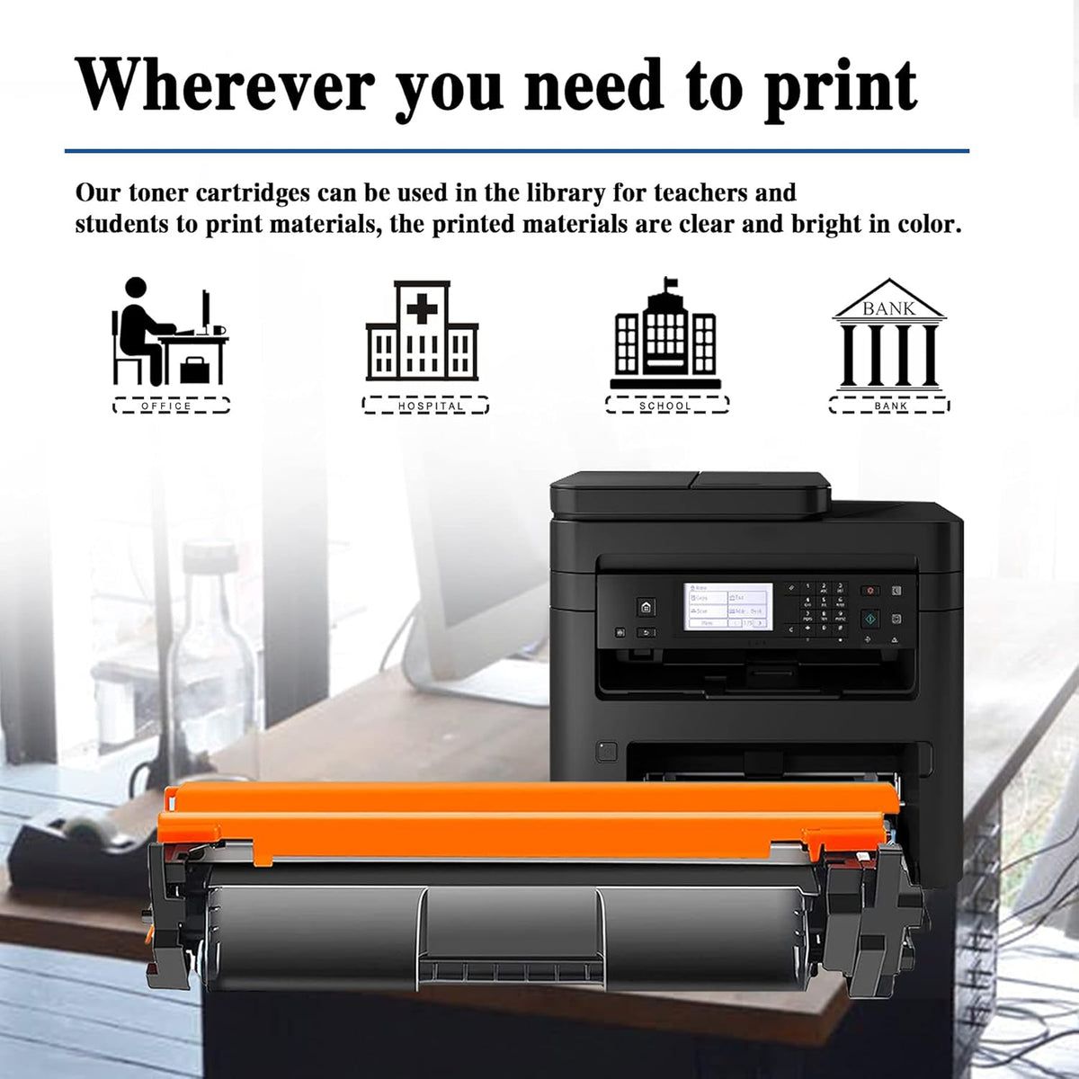 Black 4-Pack Compatible Toner Cartridge C584