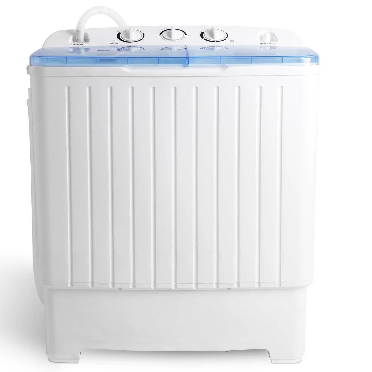 2 in1 Portable Mini Washing Machine Top-Load Twin Tub Washer Spin Dryer, White K738