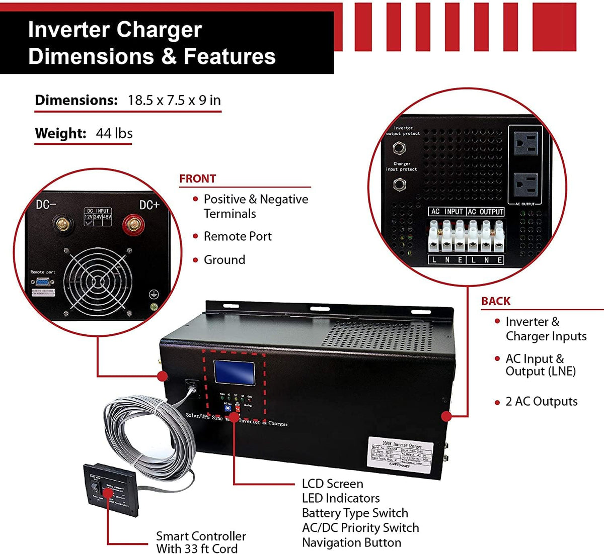 12V 100Ah LiFePO4 Solar Power System Kit X632680