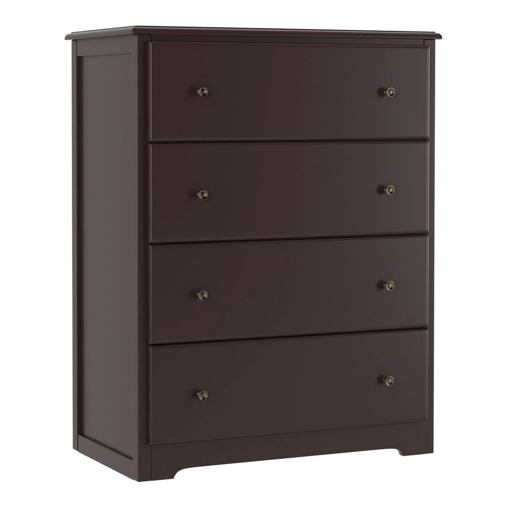 White 4 Drawer Dresser S5820