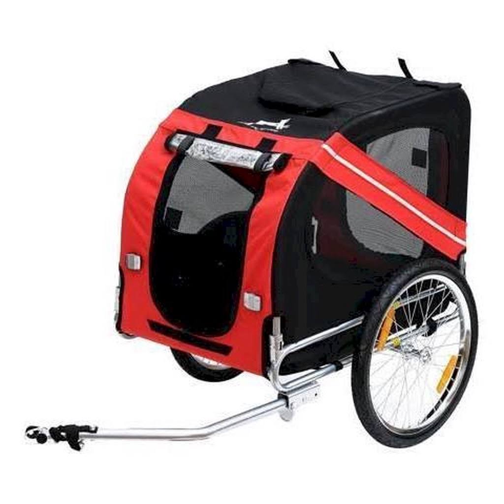 Red Black Pet Bicycle Trailer Q8142