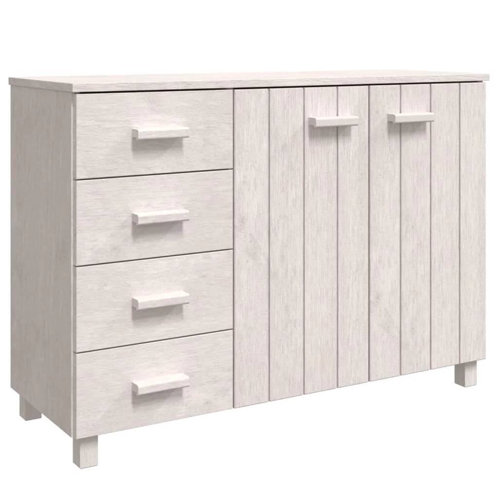 White Solid Wood Pine Sideboard Y46232