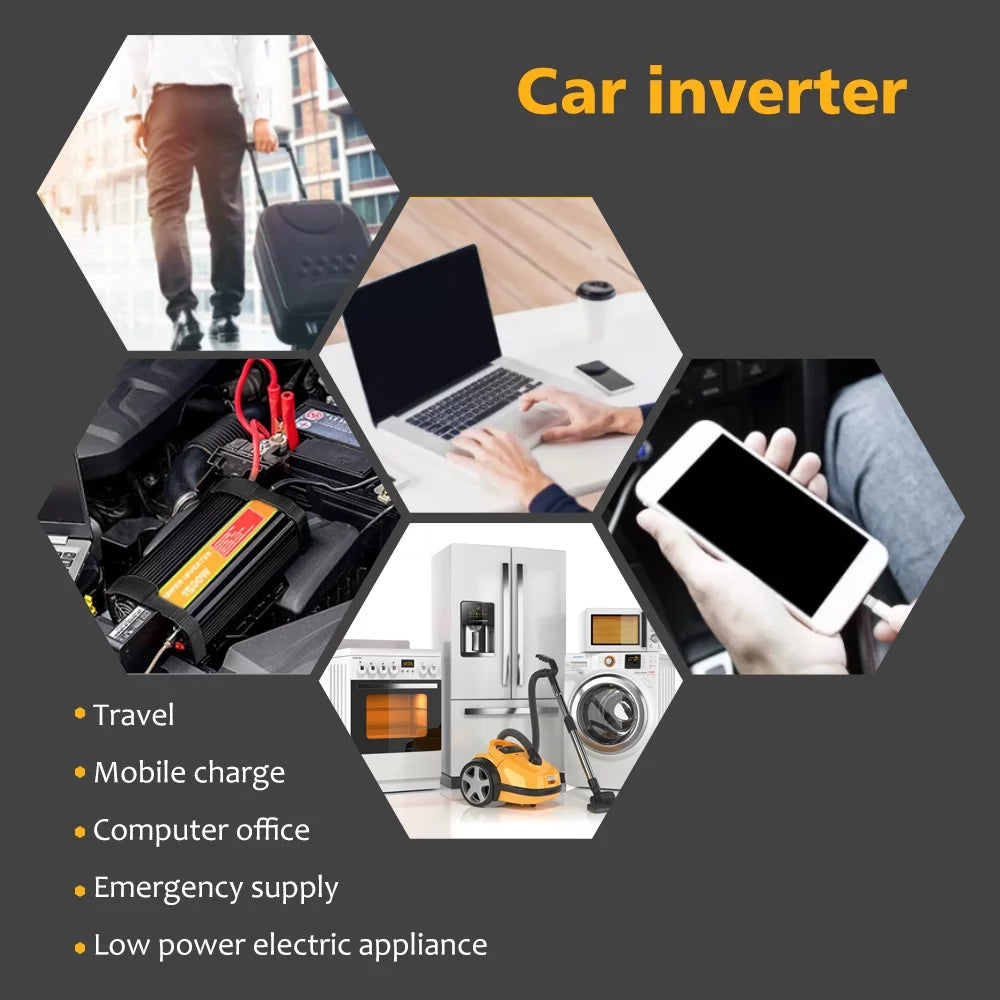 16000W Peak Power Inverter with Dual USB Port R892299