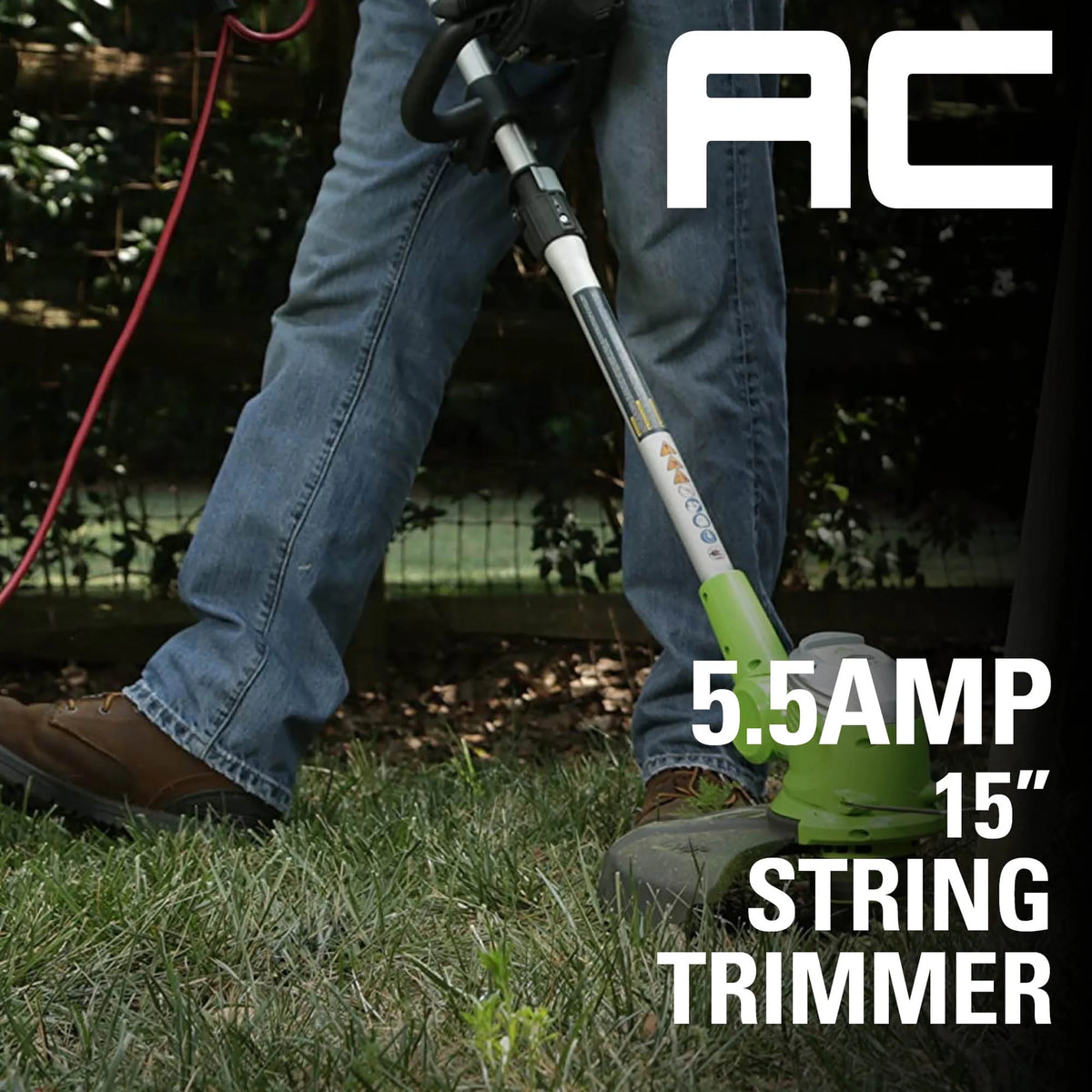 5.5 Amp 15 in Corded Electric String Trimmer T222