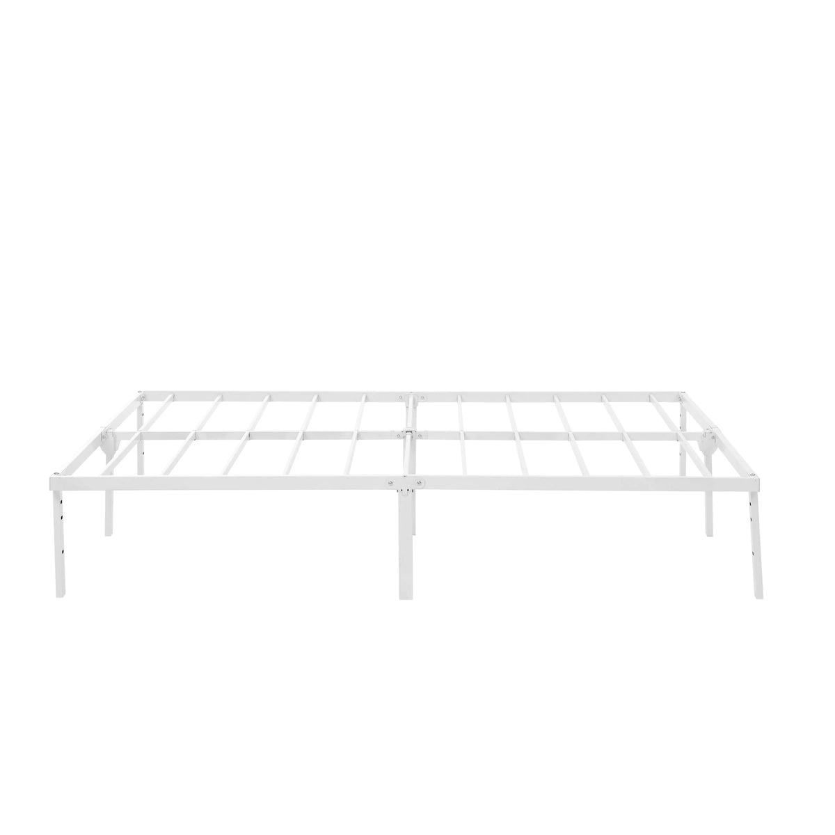 Heavy Duty Steel Slat Twin Platform Bed Frame, Black N6046