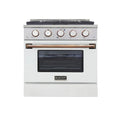 White Natural Gas Range P67227