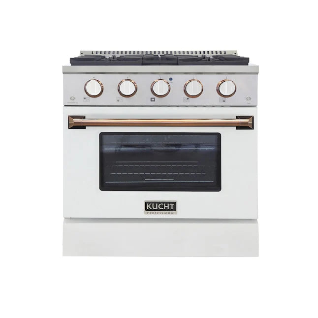 White Natural Gas Range P67227