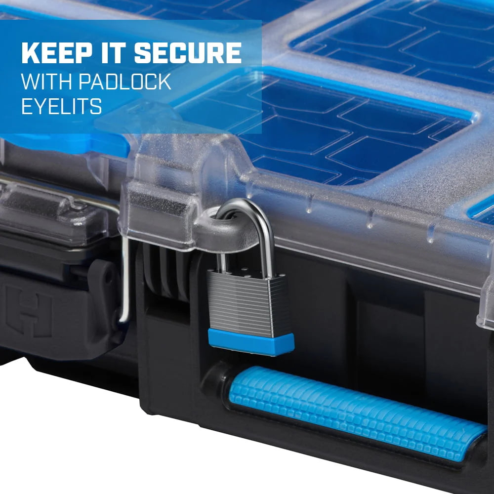 Stack System Tool Box with Removable Organizer Bins D17789