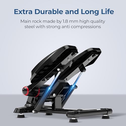 Adjustable Height Mini Stepper with Resistance Bands X934057