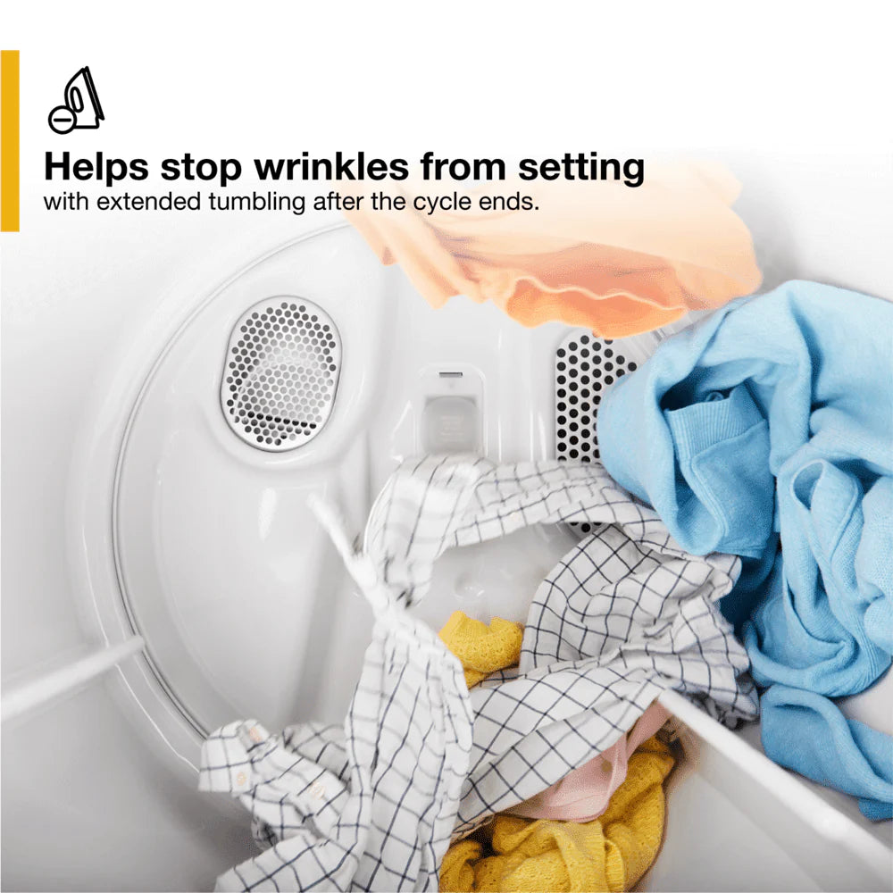 7.0 Cu. Ft. Top Load Electric Moisture Sensing Dryer with Steam E184677