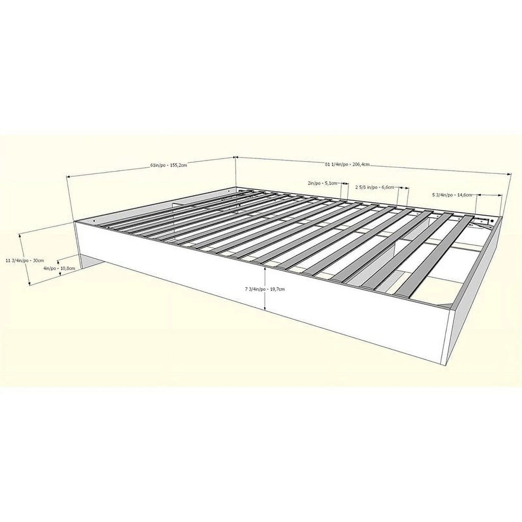 Queen Size White Bedroom Set F98198
