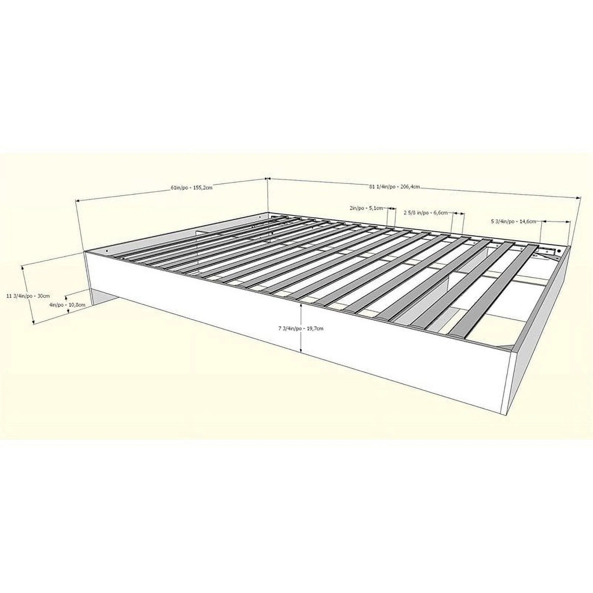 Queen Size White Bedroom Set F98198