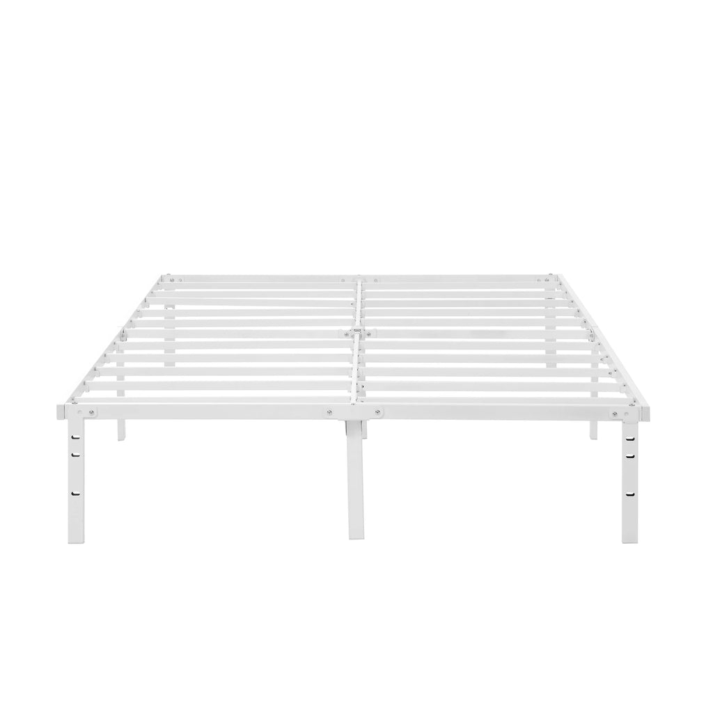 Heavy Duty Steel Slat Twin Platform Bed Frame, Black N6046