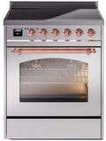 30 Induction Range with Electric Oven in Stainless Steel B52394
