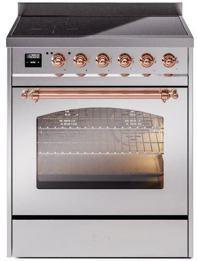 30 Induction Range with Electric Oven in Stainless Steel B52394
