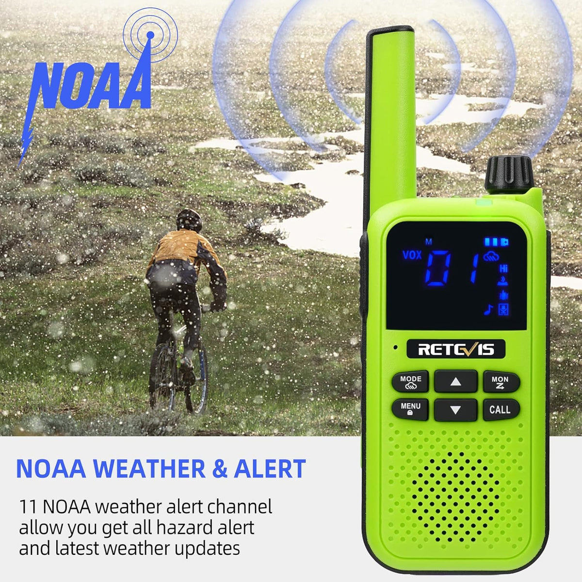 Bluetooth Rechargeable Two Way Radio 1400mAh 3Pcs X671