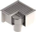 12x12 Stainless Steel Floor Drain with Anti Slip Grate Y648252
