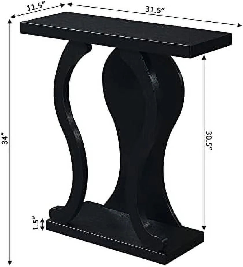 Console Table with Black F9824