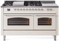 Antique White Dual Fuel Natural Gas Range G1122
