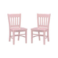 Pink Wood Kids Chair Set of 2 S9175