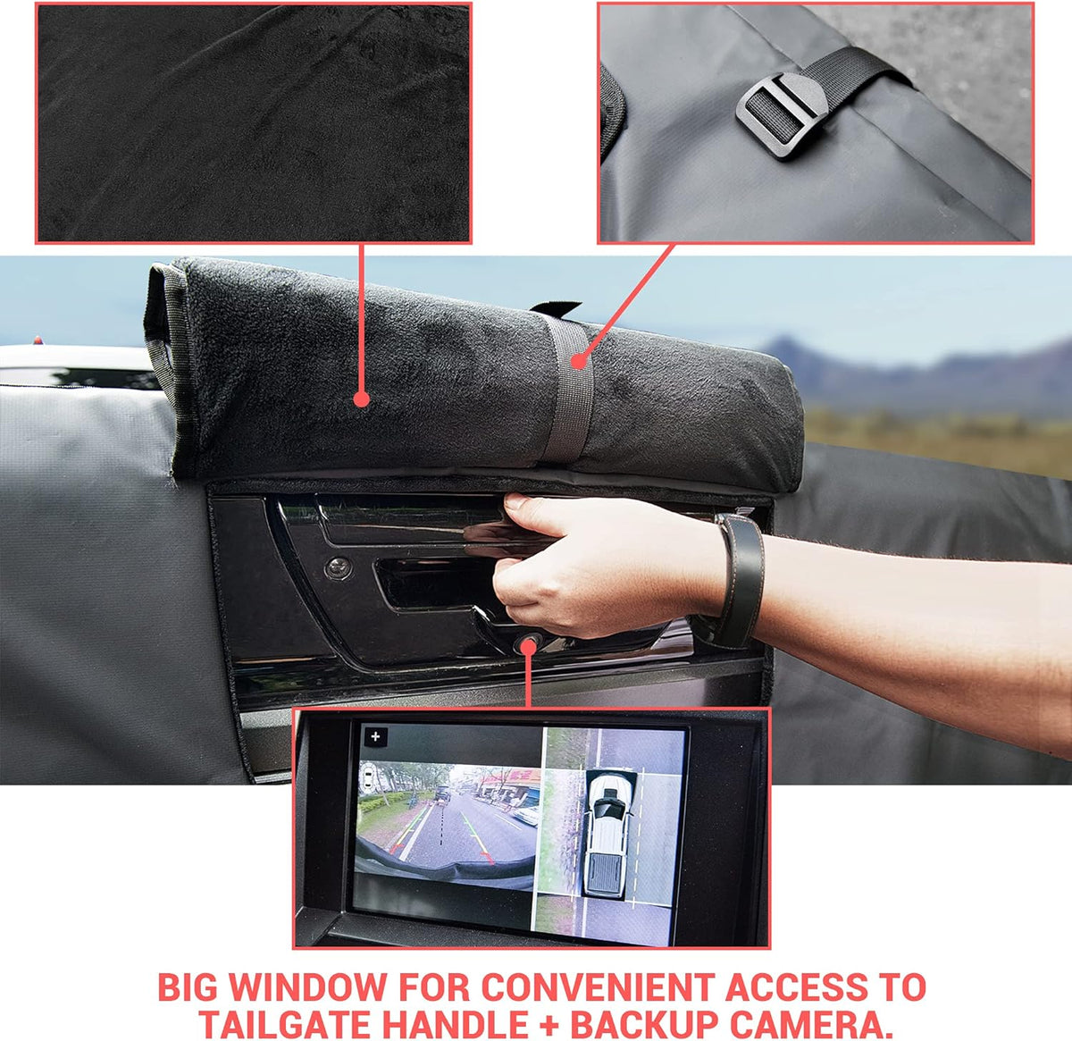 Truck Tailgate Bike Pad with Straps and Tool Pocket T2642