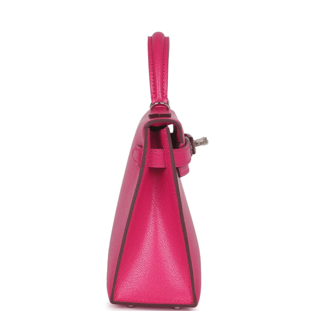Rose Extreme Chevre Chamkila Palladium Hardware Bag I107222