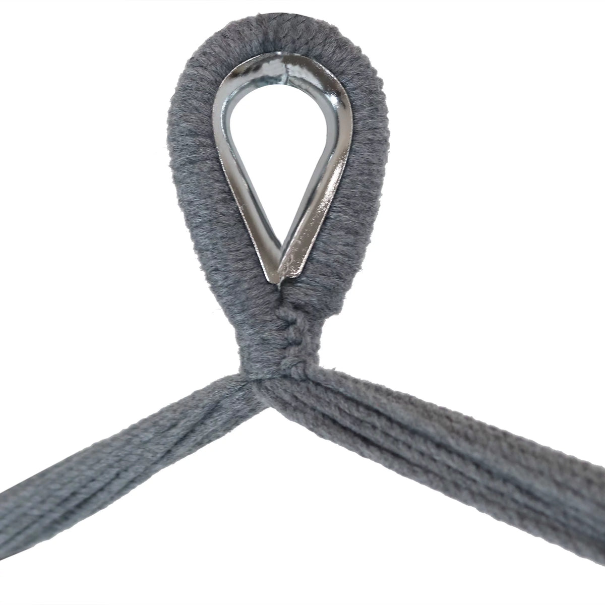 Rope Hanging Hammock Chair Swing - Gray T293396