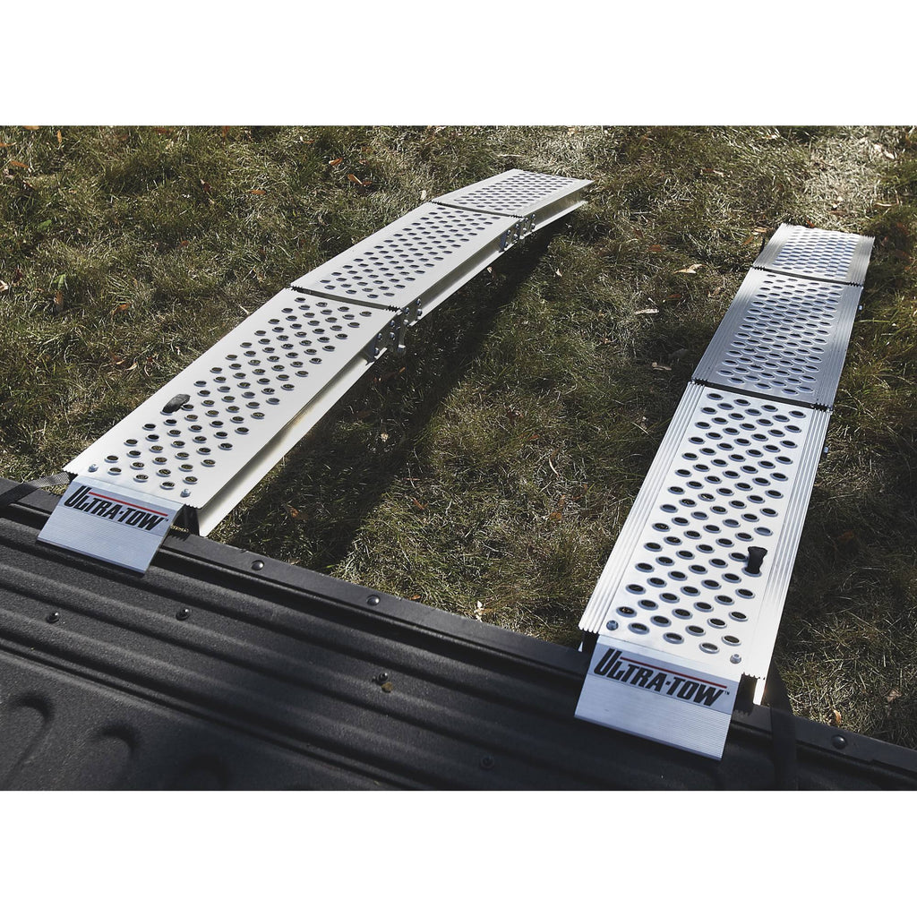 Folding Arched Aluminum Loading Ramp Set 1,000-Lb. Capacity I3579