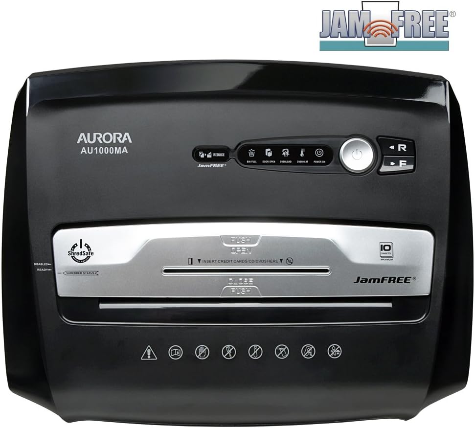 12-Sheet Micro-Cut Paper CD Credit Card Shredder S812