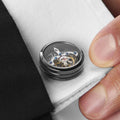 Black Mechanical Cufflinks F982596