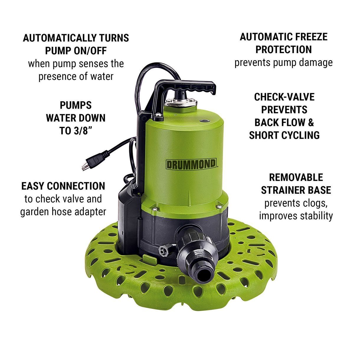 Automatic Submersible Utility Pump F514