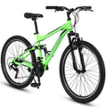 Blue 21-Speed Disc Brakes Mountain Bike D3252
