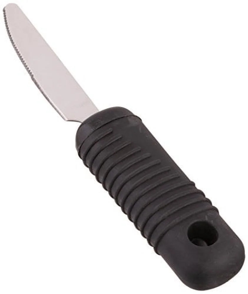 Stainless Steel Dinner Knife with Rubber Handle R71617