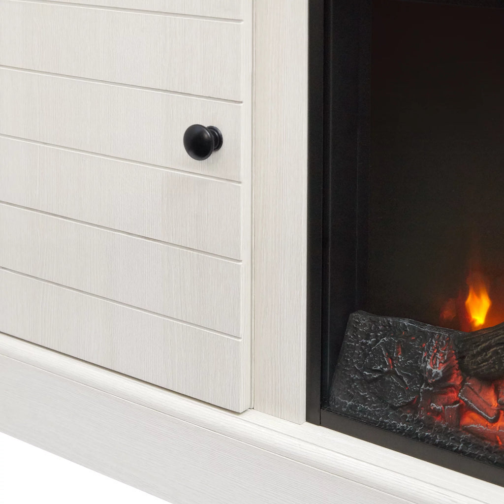 60" TV Console Stand with Electric Fireplace M39524