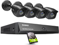 8CH 1080P Lite Wired Security Camera System with 4 x 1080P TVI Weatherproof CCTV Cameras E7840